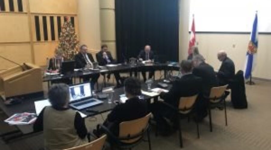 Town officials provide information for street project