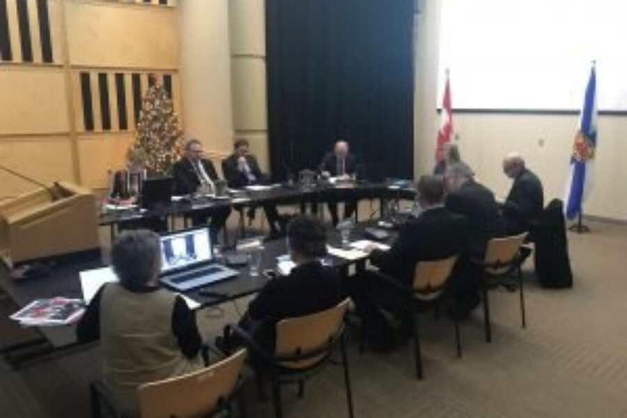 Town officials provide information for street project