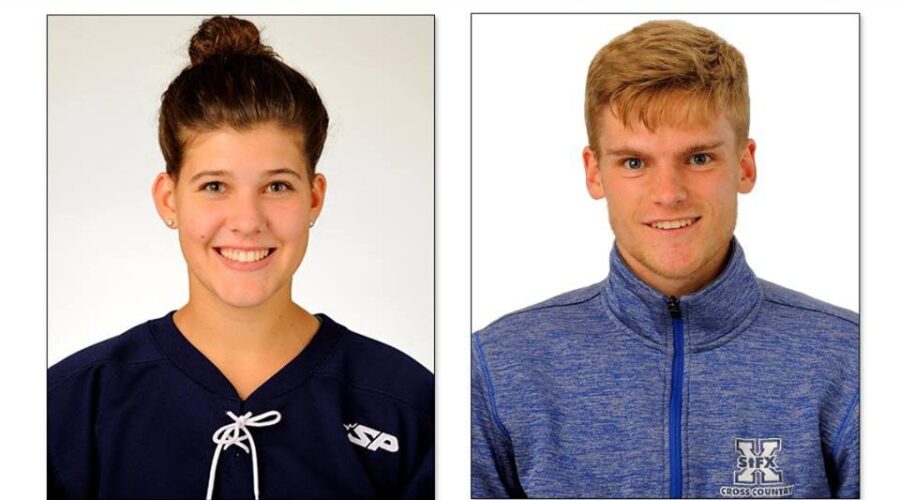 Runner, goalie earn StFX weekly awards