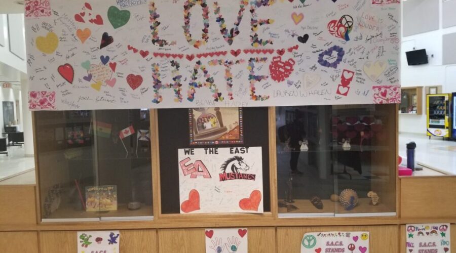 Warden pleased with response to racist graffiti