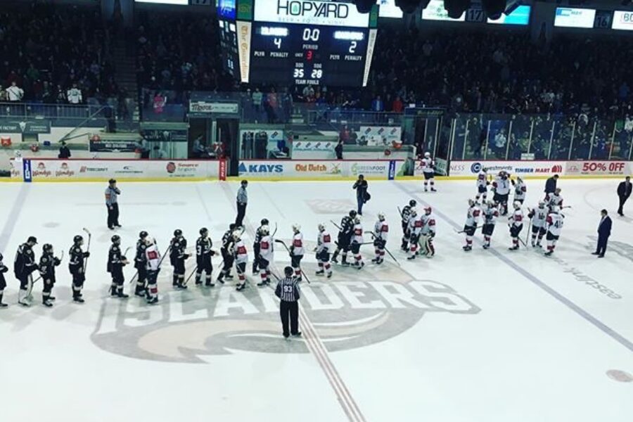 Quebec Major Junior Hockey League playoff results (from Charlottetown Wednesday)