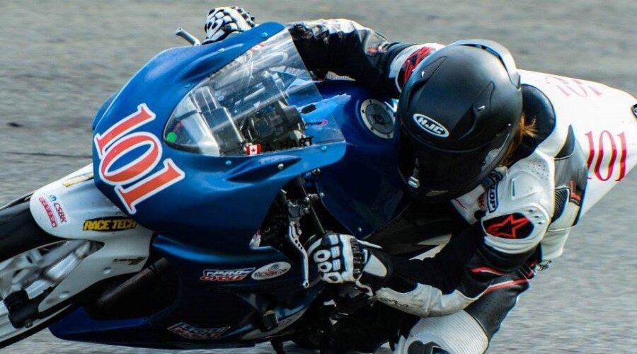 Local competitor finishes first in road racing league opener