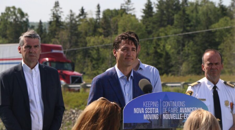 Trudeau announces funding for local highway project