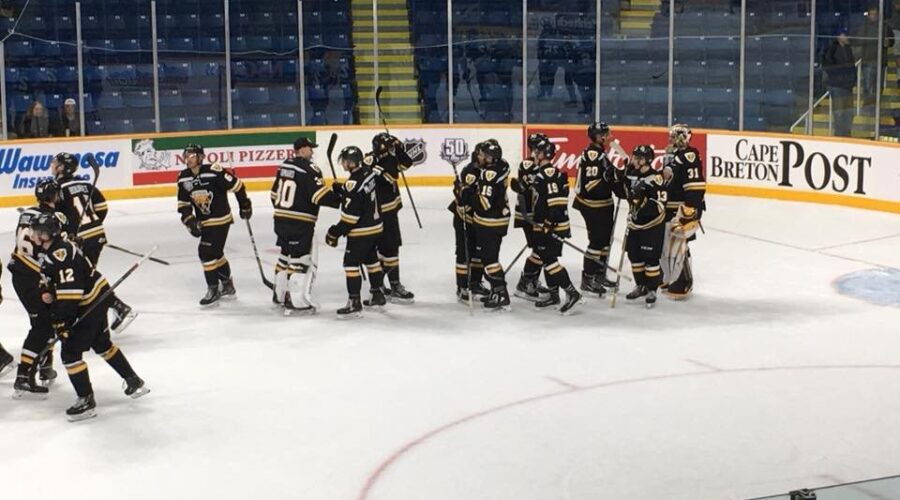 Quebec Major Junior Hockey League results (from Sydney Saturday)