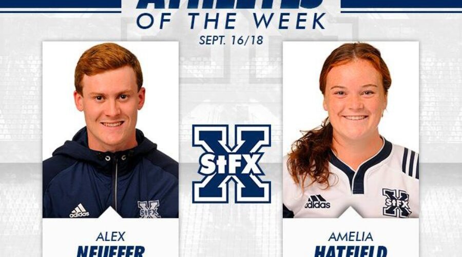 StFX Athletes of the week named