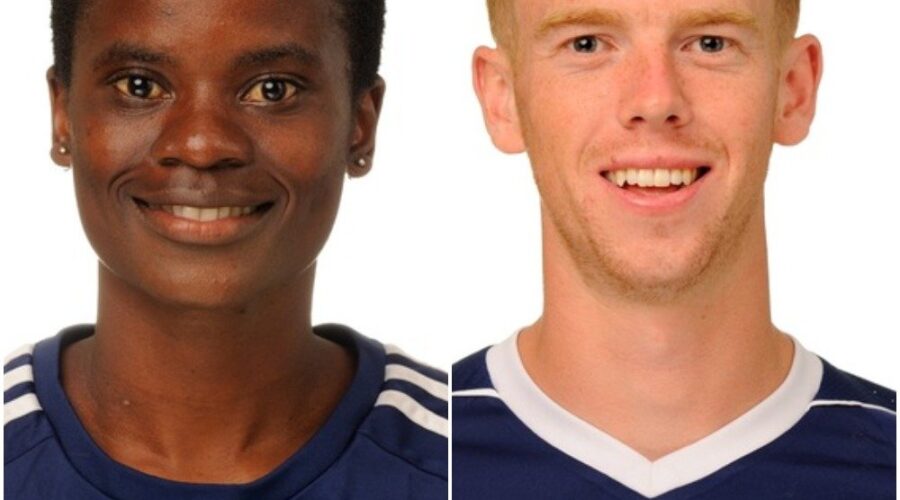 A pair of soccer players earn StFX athlete of the week