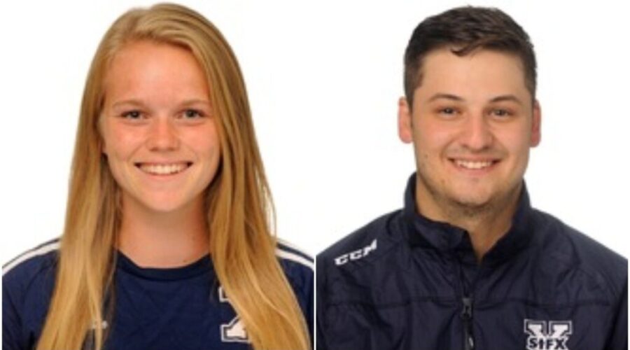 Soccer striker, hockey forward get StFX AOTW