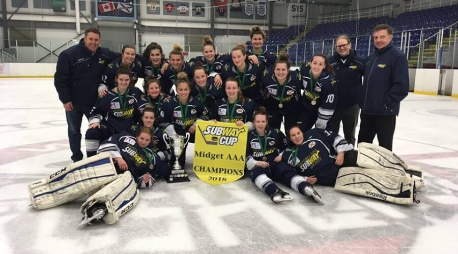 2018 Subway Cup female hockey tournament results (from New Glasgow Sunday)