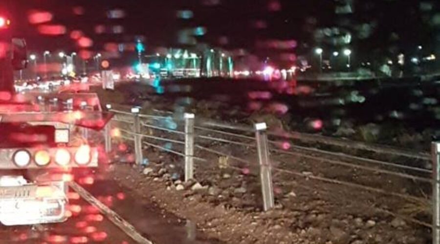 Pedestrian hit by tractor trailer, suffers non-life-threatening injuries