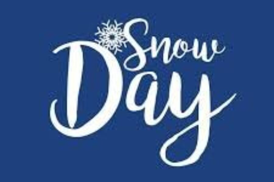 School cancelled due to weather conditions