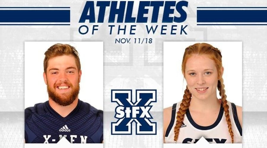 Latest StFX athletes of the week announced