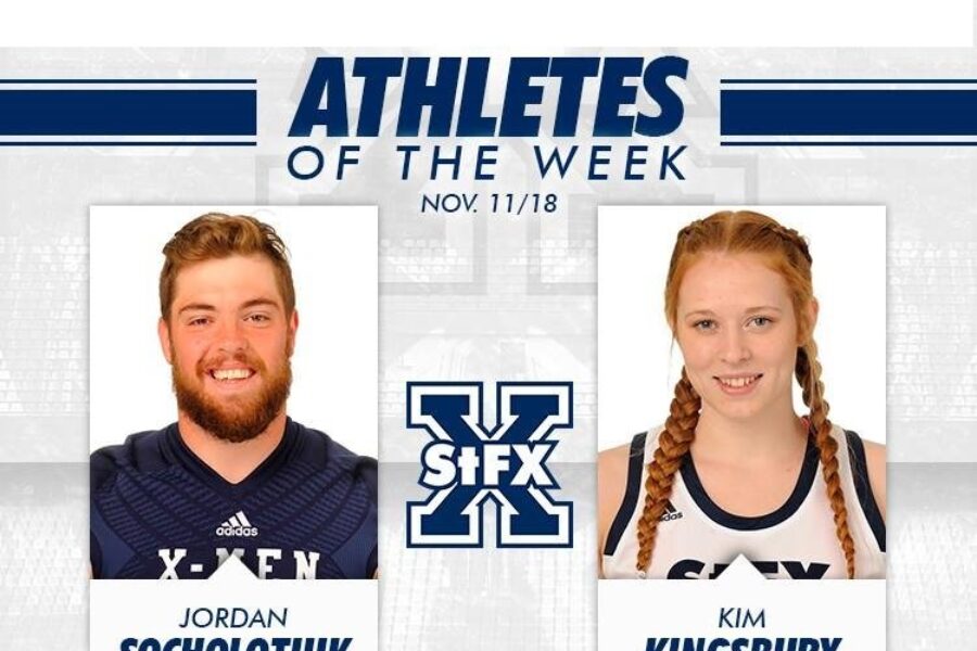 Latest StFX athletes of the week announced