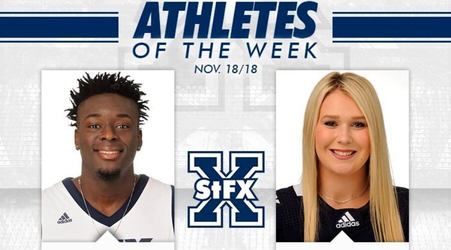 StFX officials announce latest weekly awards