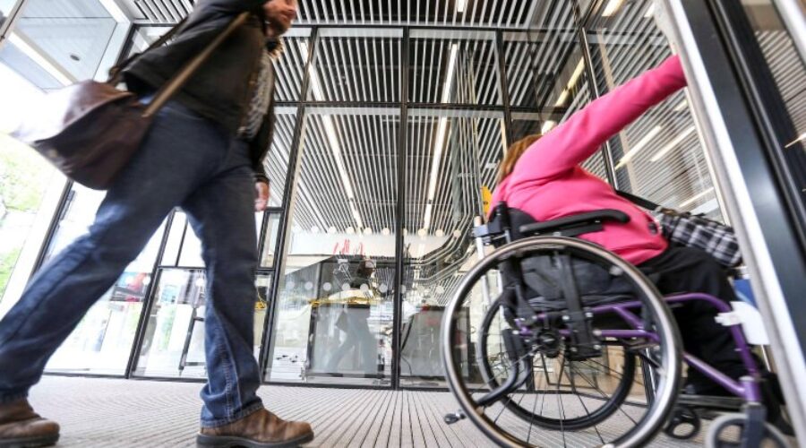 Provincial officials provide accessibility funding to local municipalities, community groups