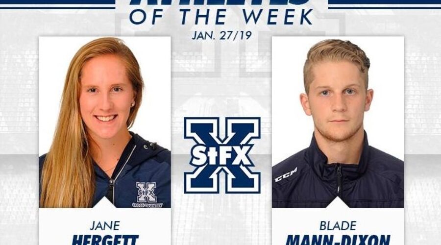 StFX Athletes of the week