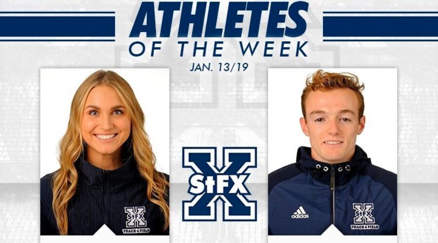 Sprinters sweep weekly StFX awards
