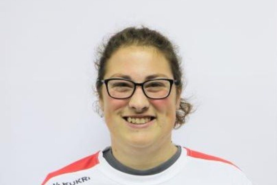 Kristina Richard taking home gold medal from Special Olympics