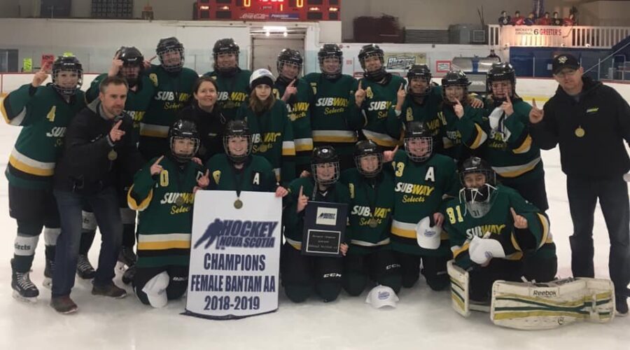 Bantam AA Female Hockey Provincial Championship results (from Dominion Sunday)