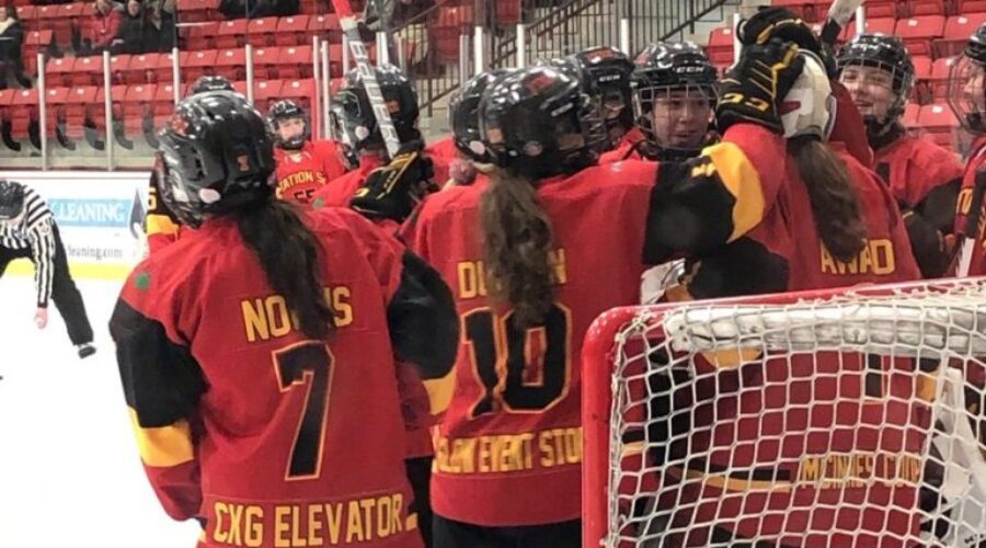 Nova Scotia Female Midget AAA Hockey League playoffs results (from Membertou Friday)