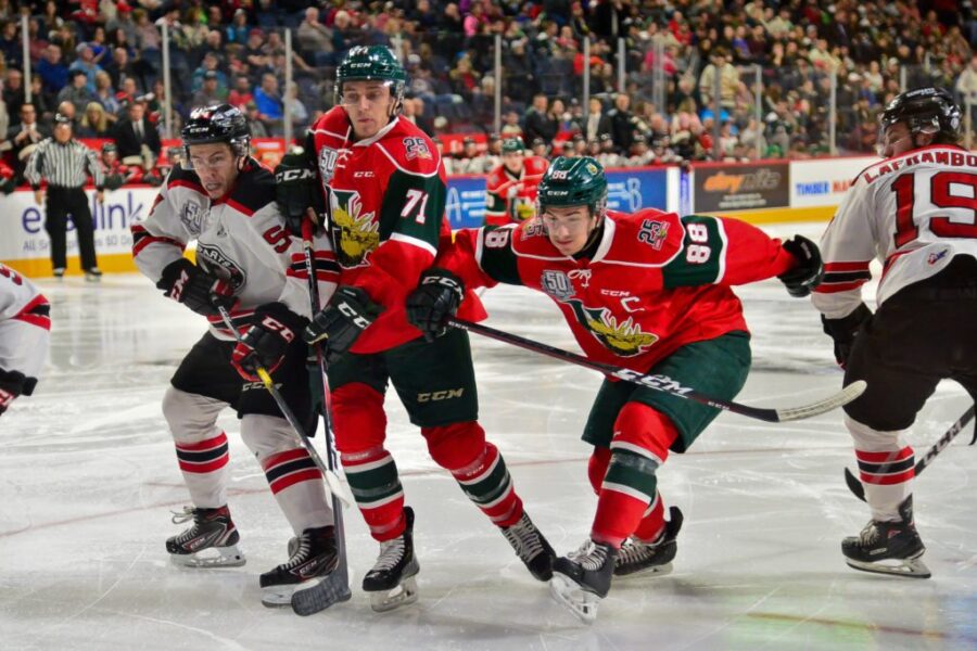 Quebec Major Junior Hockey League playoff results (from Quebec Thursday)