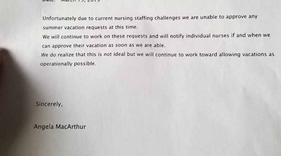 Summer vacation requests on hold for Guysborough, Canso nurses