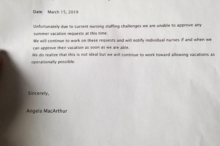 Summer vacation requests on hold for Guysborough, Canso nurses