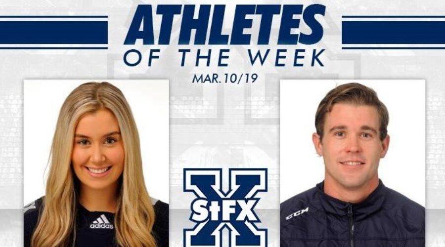 Hockey players named StFX AOTW