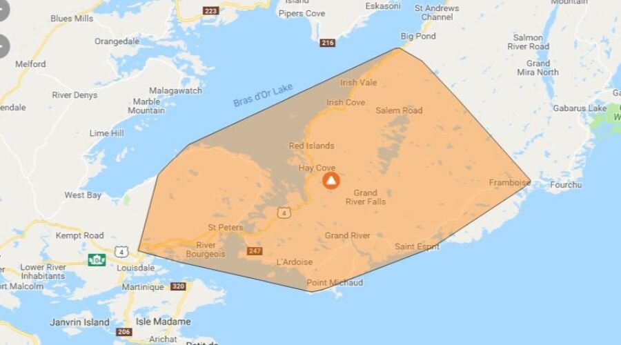 UPDATE: Almost 7000 woke up in Richmond and Inverness Co. without power