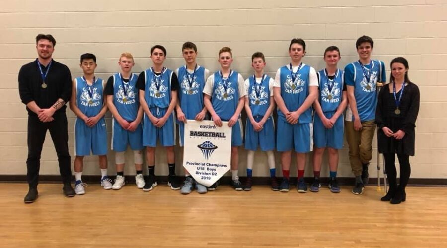 U18 Division 2 boys basketball provincial results (from Halifax Sunday)