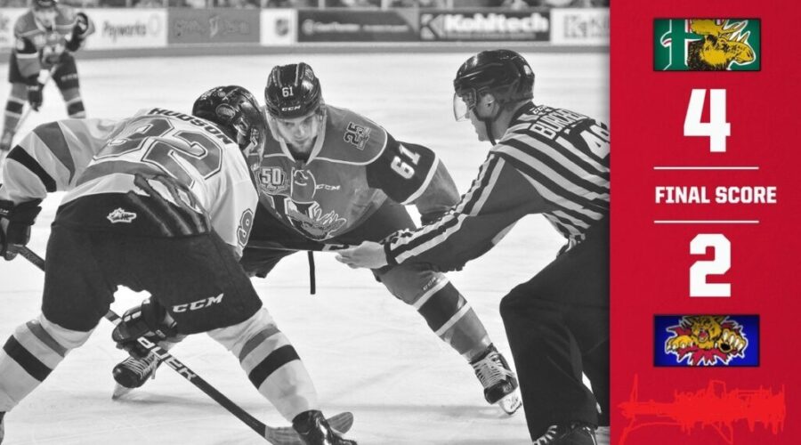 Quebec Major Junior Hockey League playoff results (from Moncton Tuesday)