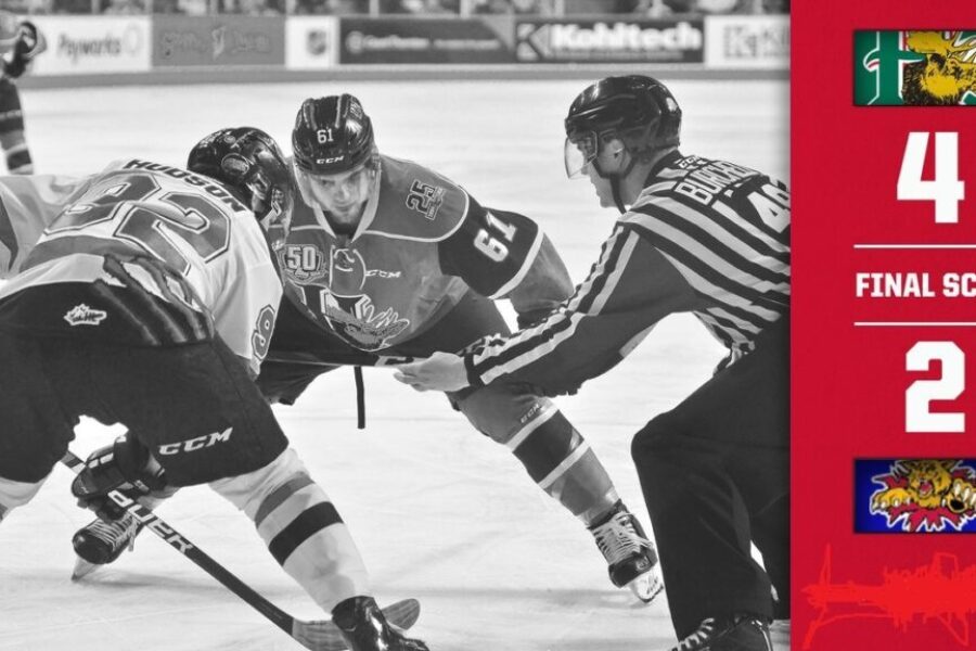Quebec Major Junior Hockey League playoff results (from Moncton Tuesday)