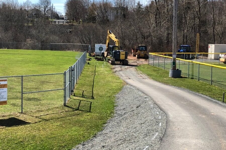 Work on new accessible field underway