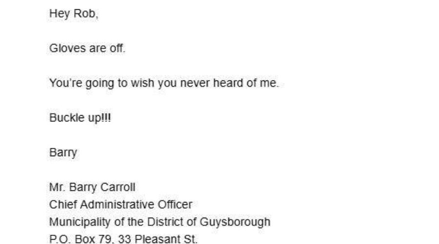 Warden says he doesn’t consider CAO’s comments threats