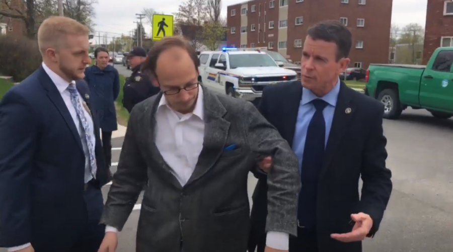 Protesters arrested at Liberal AGM