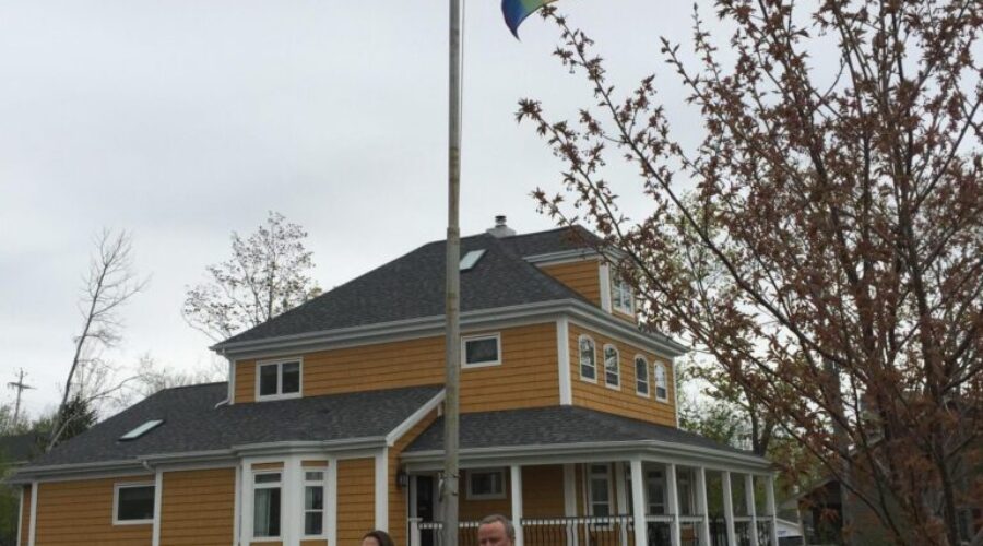 Pride flag flies in Victoria Co.