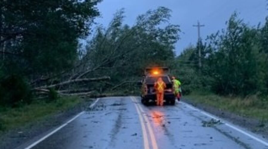 Dorian closed roads and power outages continue in the Quad Counties