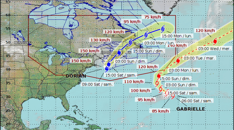Dorian to make landfall on eastern shore