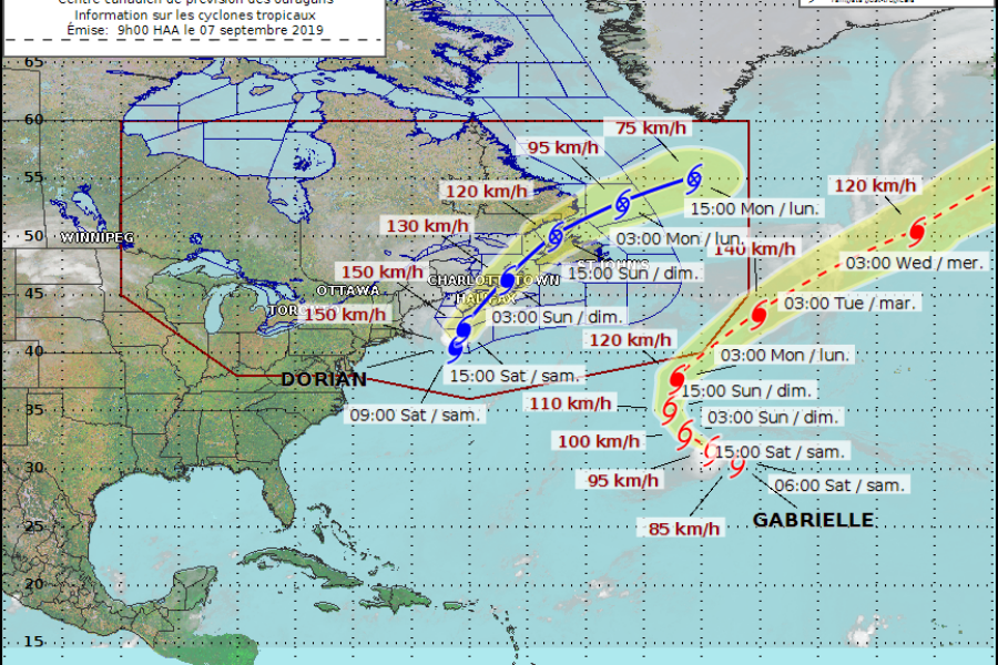 Dorian to make landfall on eastern shore