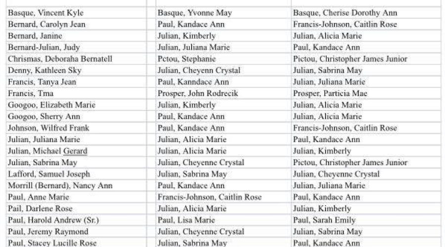 Five candidates for chief in Paqtnkek