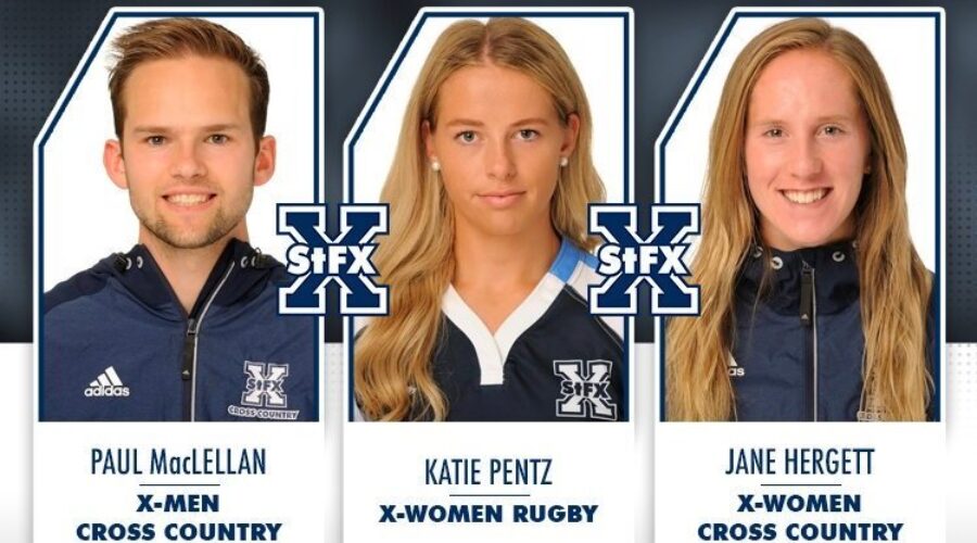 Cross country runners, rugby player receive StFX AOTW honours