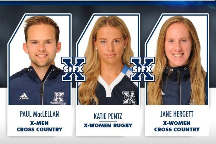 Cross country runners, rugby player receive StFX AOTW honours