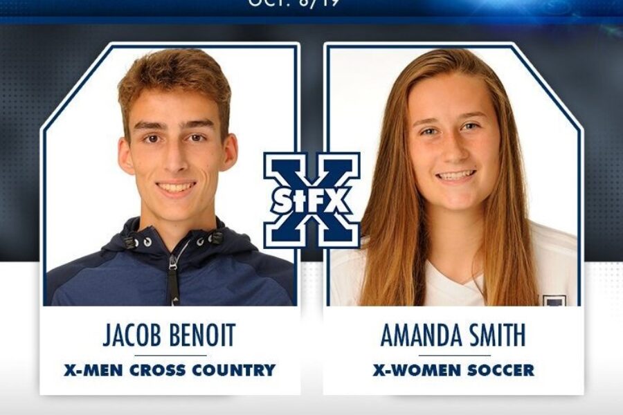 Runner, soccer player take home weekly StFX awards