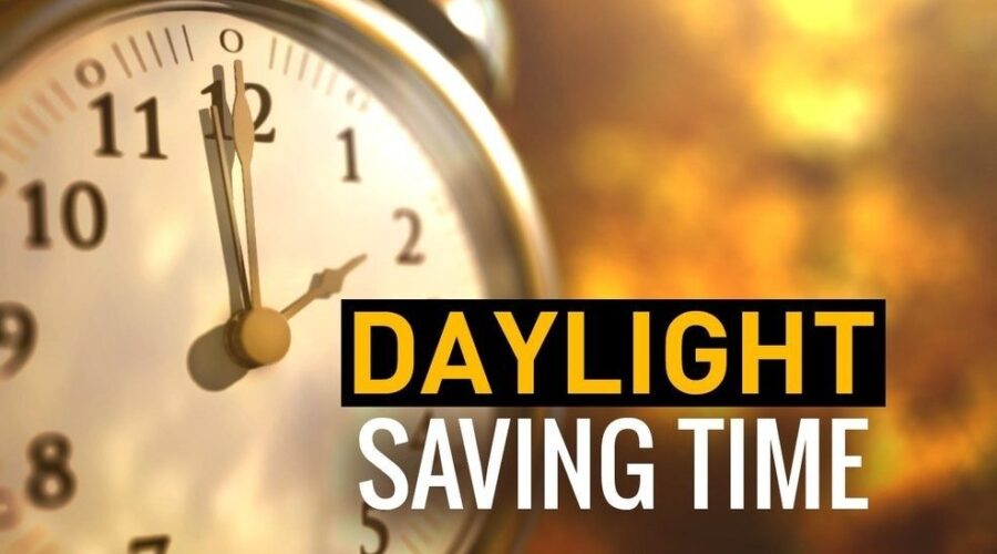 Clocks move back one hour