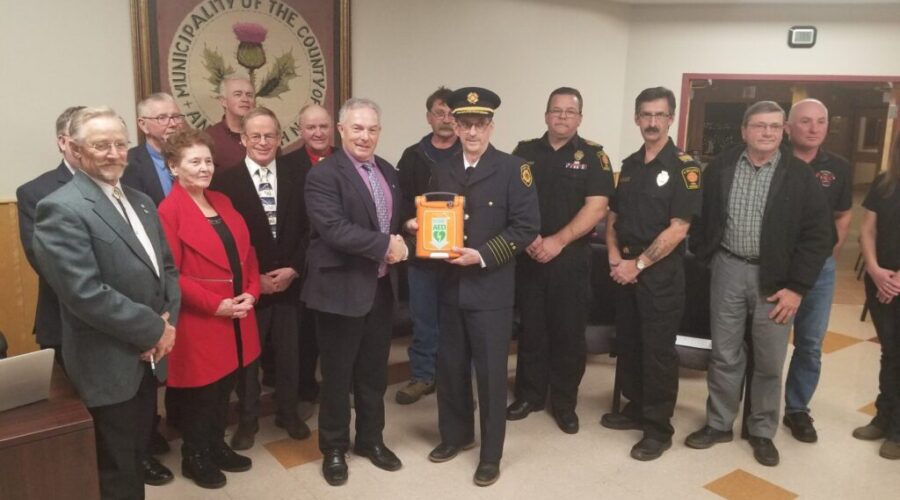 Five local fire departments get AEDs