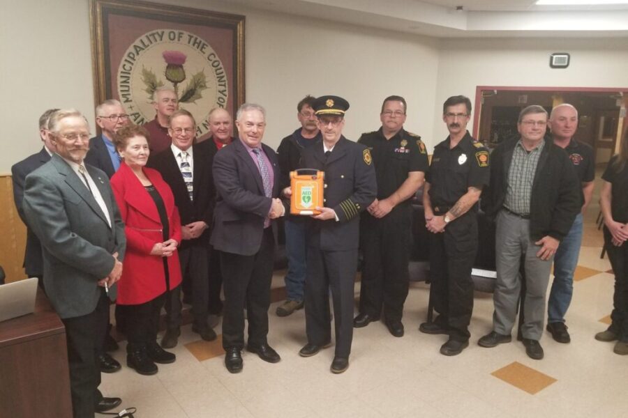 Five local fire departments get AEDs
