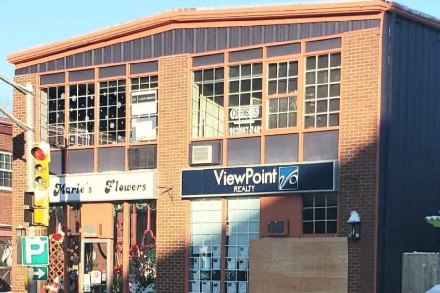 Building hit by car in Antigonish