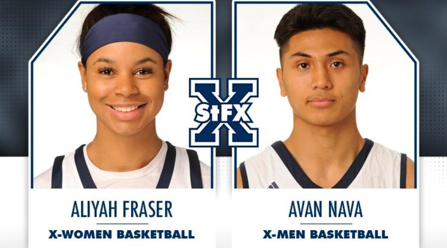 Basketball players named StFX AOTW