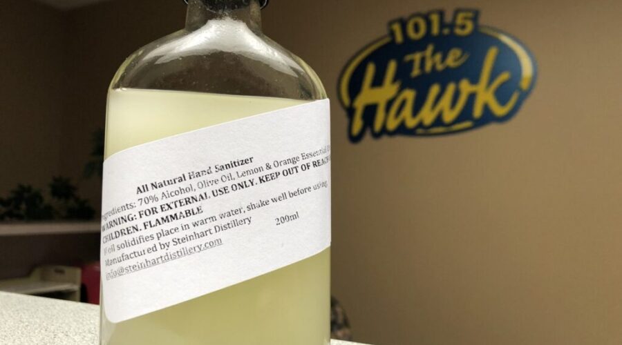 Local distillery switches to hand sanitizer production
