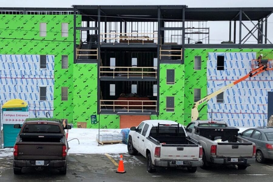 Principal says new residence coming along well, despite delays