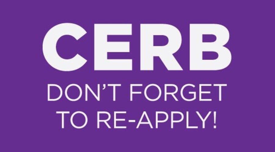 You need to re-apply for the Canada Emergency Response Benefit + expanded eligibility details